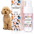 GJYC Professional Pet Dog Detangler and Dematting Spray - Leave-In Conditioner with Classic Powdery Scent, Natural Ingredients, Coconut Oil, Jojoba Oil, Squalane, Non-Sticky Formula, 3.38 Fl. Oz, 36-Month Shelf Life, Gentle and Safe for Puppies
