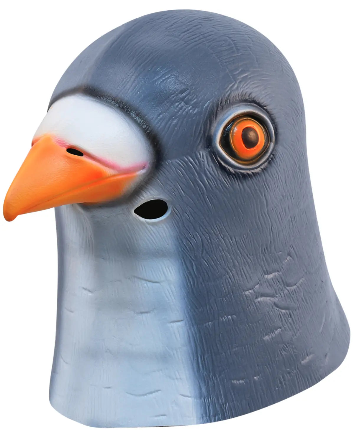 Pigeon Latex Full Head Mask for Halloween Costumes and Cosplay (Grey Blue)