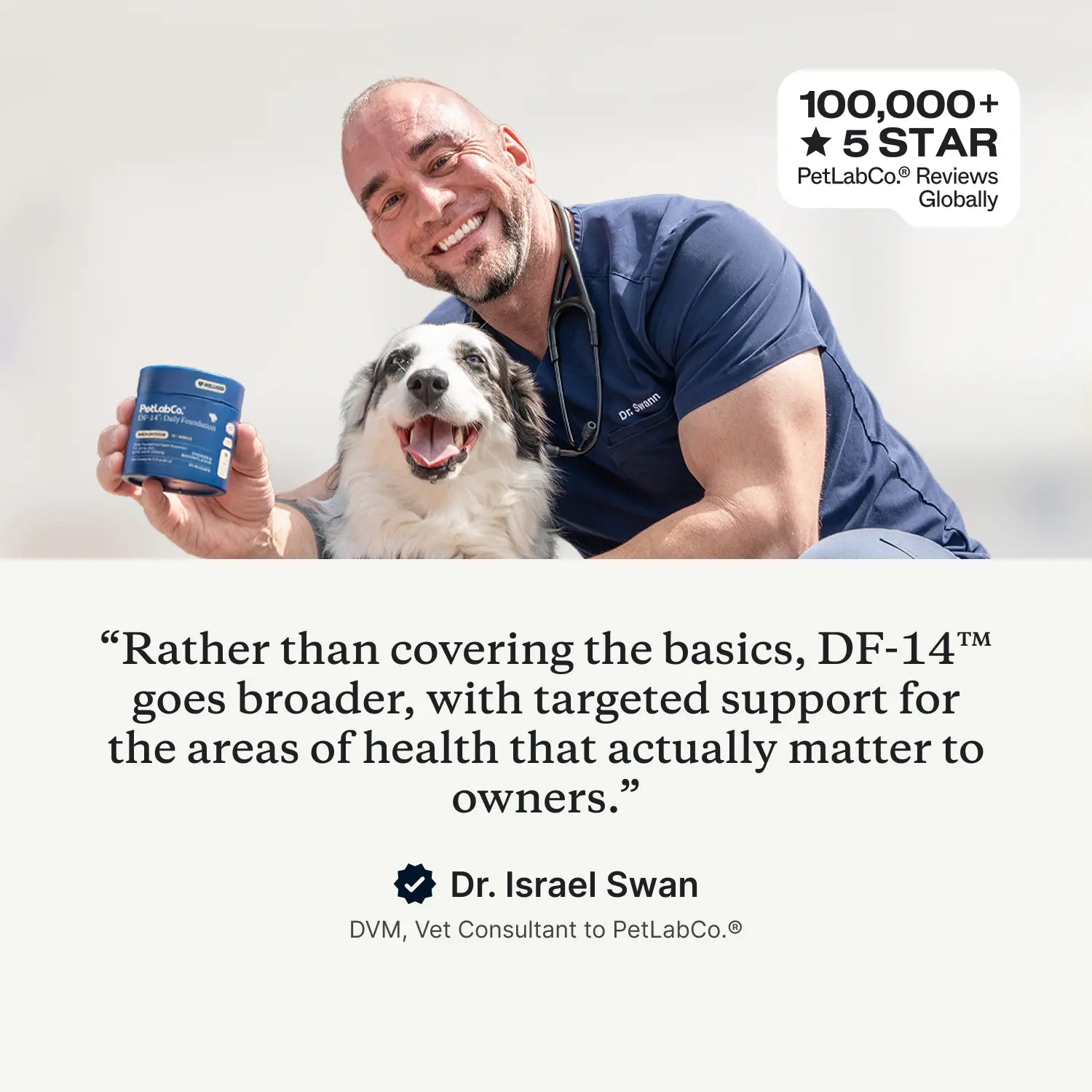 DF-14 Daily Foundation: Comprehensive 14-in-1 Dog Supplement Powder for Simplified Longevity Support with One Daily Scoop