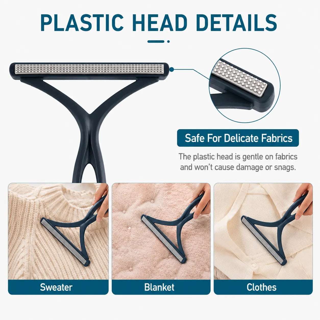 2-Piece Reusable Pet Hair Removal Set for Carpets, Upholstery, and Pet Accessories