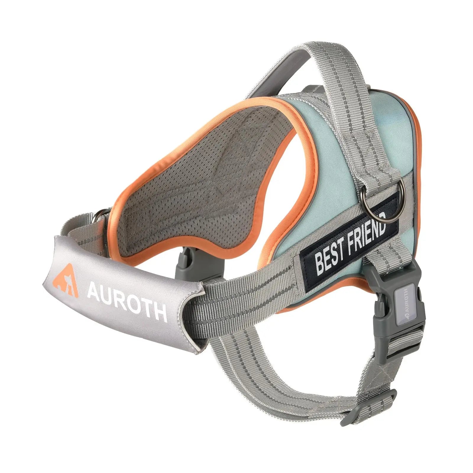 Auroth No-Pull Dog Harness with Adjustable Straps - Soft Padded Safety Vest for Dogs, Reflective Design, Easy On & Off, Perfect for Walking and Training, Suitable for Small, Medium, and Large Breeds