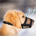 Adjustable Air Mesh Dog Muzzle for Multiple Breeds | Effective Solution for Biting, Scavenging, Licking, and Chewing